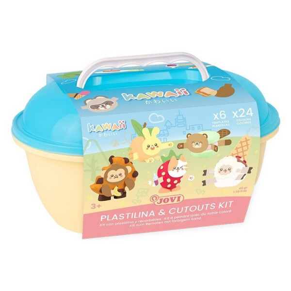 JOVI Kawaii PLAY&FUN plastelína kufřík 50 ks