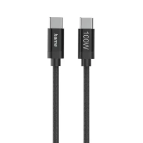Hama USB-C 2.0 kabel Fabric / 1,5 m / 100 W / opletený (201740)