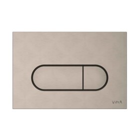 Ovládací tlačítko VitrA Root Round plast broušený nikl 740-2295 740-2295