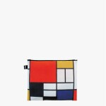 Taštičky na zip 3 ks LOQI MONDRIAN, KANDINSKY, DELAUNAY