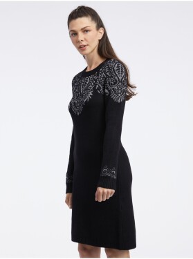 Orsay Černé dámské svetrové šaty dámské