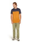 ICEBREAKER Mens Cool-Lite Sphere III SS T Colour, Ray/Graphite/Cb (vzorek) velikost: M