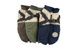 City-warm zimní bunda pro psa s postrojem Barva: Hnědá, Délka zad (cm): 33, Obvod hrudníku: 38 - 44 cm