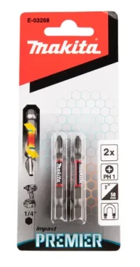 Makita E-03268 Impact Premier / torzní bit (C-form) / PH1-50mm 2ks (E-03268)