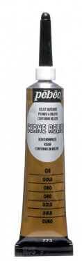 Pébéo Cerne Relief kontura 20 ml - zlatá