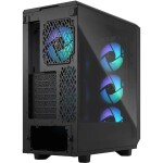 Fractal Design Meshify 2 Compact RGB TG Light Tint černá / ATX / 2x USB-A 3.2 / 1x USB-C 3.2 / bez zdroje / prach filtry (FD-C-MES2C-06)