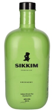 Sikkim Greenery 0.7L 40% Premium gin (holá láhev)