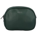 Malá trendy koženková crossbody kabelka Jennifer, tmavě zelená