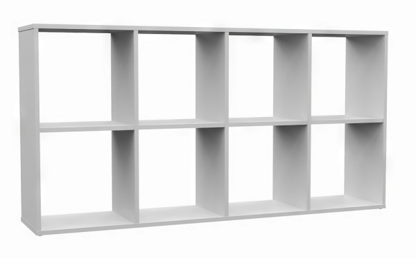 FRONTI Regál MALAX 2x4 Bílý