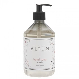 IB LAURSEN Tekuté mýdlo na ruce ALTUM - Meadow 500 ml, šedá barva, bílá barva, plast