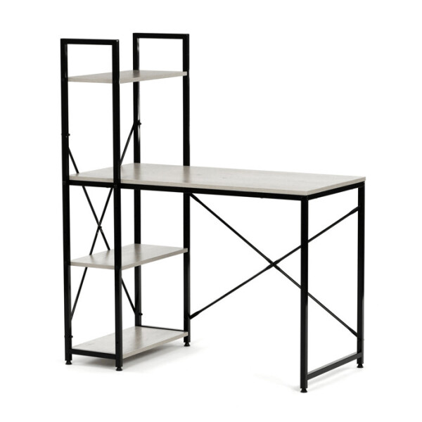 Pracovní stůl 100x48cm, mdf, bělený dub, GD-512 WT