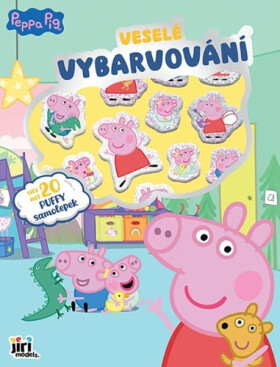 Veselé vybarvování se super samolepkami Prasátko Peppa