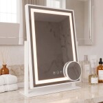 REA - Zrcadlo LED LUMI White 30x40cm HOM-01800