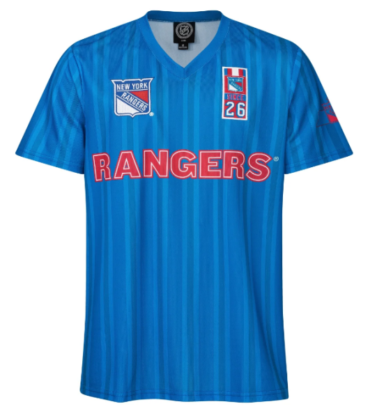 FOCO Pánské Tričko New York Rangers Soccer Style Jersey Velikost: