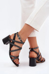 Sandály na podpatku model 215004 Step in style 36