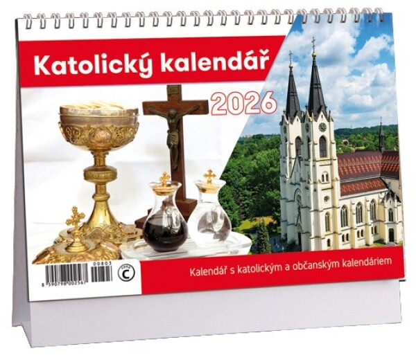 Stolní kalendář ARIA 2026 - Katolický