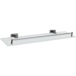 MEXEN - Arno skleněná polička, black chrome 7020737-73