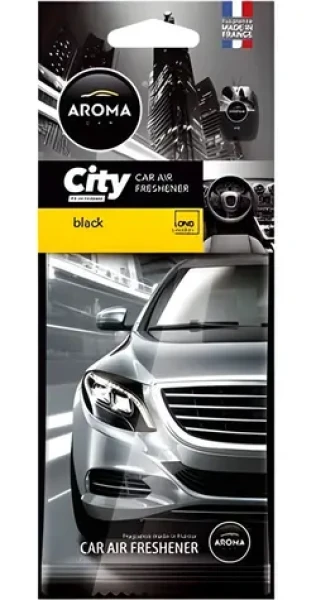 Car City Osvěžovač vzduchu Black / Osvěžovač do auta / vůně do interiéru