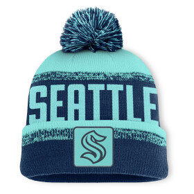 Fanatics Pánská zimní čepice Seattle Kraken NHL Thrive Cuffed Pom Beanie