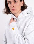 Carhartt WIP Hooded Chase Sweat Ash Heather/Gold S