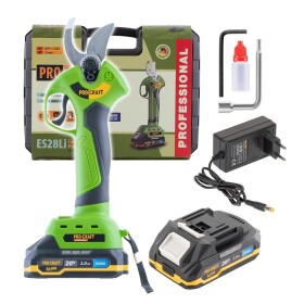 Aku nůžky na větve PROCRAFT ES28Li vč. baterie a nabíječky