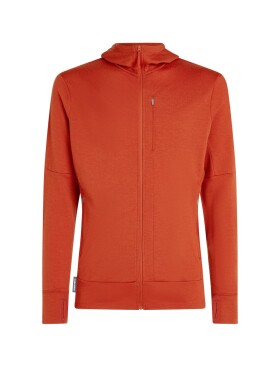 ICEBREAKER Mens 260 Quantum IV LS Zip Hood, Agate (vzorek) velikost: M