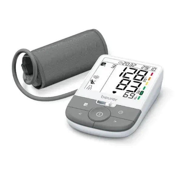 Beurer BM 53 bílá / tlakoměr na paži / plně automatický / detekce arytmie / paměť 2x100 záznamů (65459)