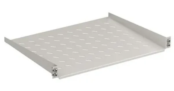 EFB šedá / Police pro rack / 19" / 1U / pevná / hloubka 350 mm / nosnost 6 kg (691667GR.1B)