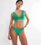 SUMMER SUNSET - Brazilky s lurex leskem a nízkým krytím Triumph PALM GREEN 38