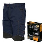 Kalhoty bermudy stretch 8834B modro-černé 2XL modro-černé