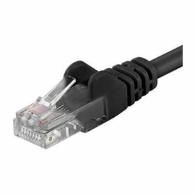 PremiumCord UTP CAT5E 0.5m / Patch kabel / RJ45-RJ45 / černá (8592220003104)