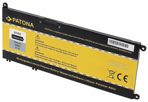 PATONA baterie pro ntb Dell Inspiron 13 15 17 G3 3600mAh / Li-Pol / 15.2V (PT2872)