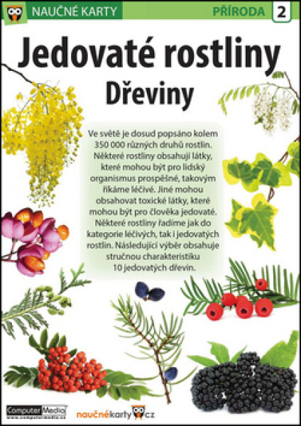 Jedovaté rostliny Dřeviny Naučná karta