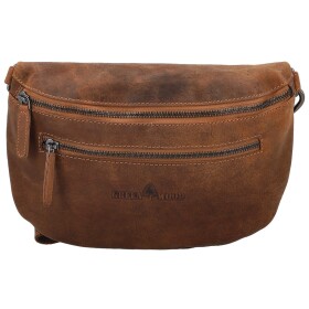 Módní dámská kožená kabelko-ledvinka GW Galatea, camel