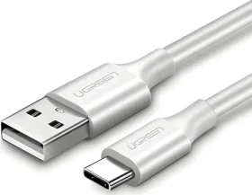 Ugreen 60123 USB-A - USB-C bílá / Kabel / 2 m / Rychlonabíjení (60123)