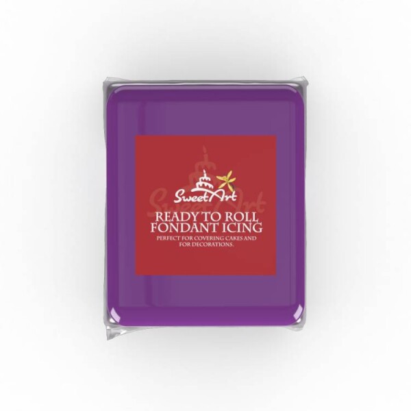 SweetArt potahovací a modelovací hmota vanilková Violet (250 g)