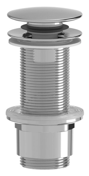 SAPHO - Umyvadlová výpust 5/4“, click-clack, velká zátka, 10-80, ABS/chrom CV1132