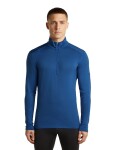 ICEBREAKER Mens 260 Tech LS Half Zip, Lazurite (vzorek) velikost: M