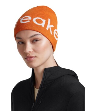 Unisex merino čepice ICEBREAKER Unisex Merino Icebreaker Beanie, Spice/Ecru Heather