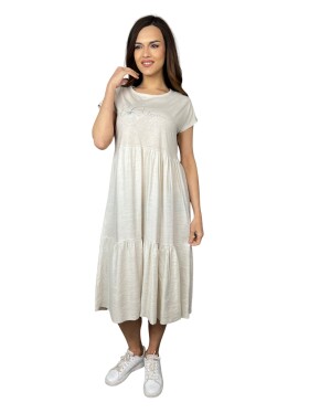 HOSH Šaty Asil Velikost: UNI, Barva: Béžová