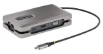 StarTech USB-C Multiport Adaptér šedá / USB-C hub / HDMI / Ethernet RJ45 / 2x USB-A / 0,25m kabel (DKM31C3HVCPD)