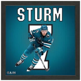Obraz San Jose Sharks NHL Nico Sturm #7 Impact Jersey