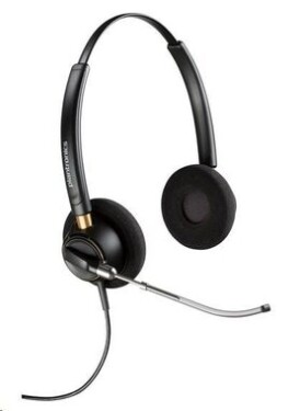 Poly EncorePro 520V černá / Náhlavní souprava / mikrofon / dvě sluchátka / 3.5mm jack (783P9AA#ABB)