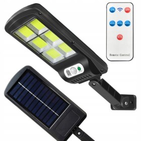 Verk VK 12276 Pouliční osvětlení solární 96 LED COB, IP67, 90 W, 15000 mAh černé
