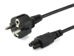 Equip CEE 7/7 - C5 černý (112151) / Napájecí kabel / 3 m / 250 V / 2,5 A (112151)