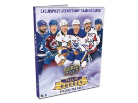 Upper Deck Album na Hokejové Karty 2025-26 Starter Kit + Set Karet a Fólií Full Pack