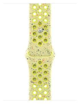Apple Watch Nike Sport Band Volt Splash žlutá M/L / Řemínek pro Apple Watch / 38–41 mm / 150–200 mm (MG9W4ZM/A)
