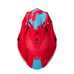 Moto přilba Just1 J38 Korner matná modro/červená - XS