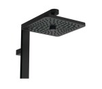 IDEAL STANDARD - Ceratherm ALU+ Sprchový set s termostatem, 26x26 cm, 2 proudy, hedvábná černá BE210XG