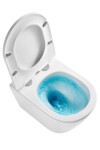Kielle - Nefia Závěsné WC se sedátkem Softclose, Vortex Rimless+, bílá 30127010-SET1